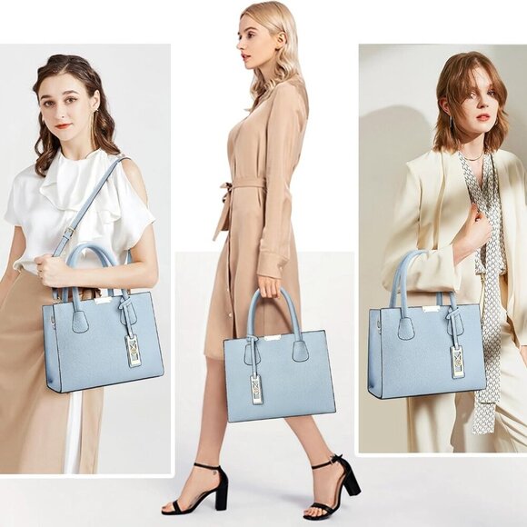 Crossbody Purses and Handbags for Women PU Leather Tote Shoulder Bags Top Handle - Picture 2 of 7